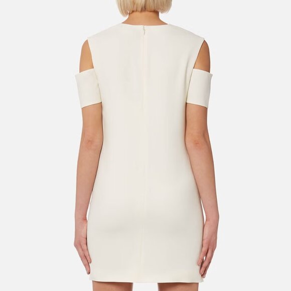 Helmut Lang | Ivory Stretch Arm Cuff Dress 12 **Flaws - Please Read** NWT - Picture 4 of 15